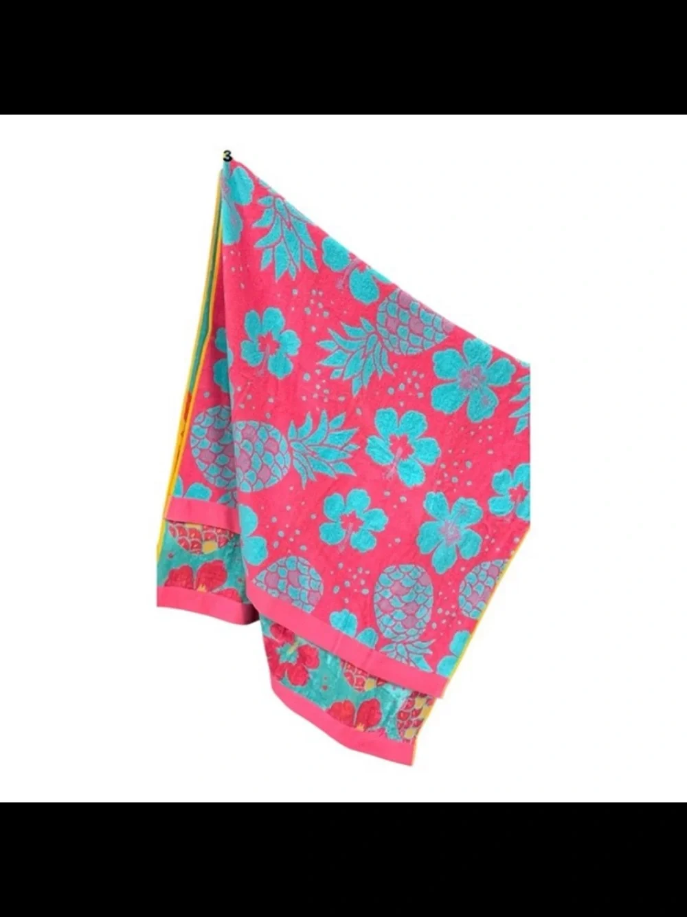 2 Flamingo Beach Towel OR 2 pink pineapple &flowers- 2 x large size high quality